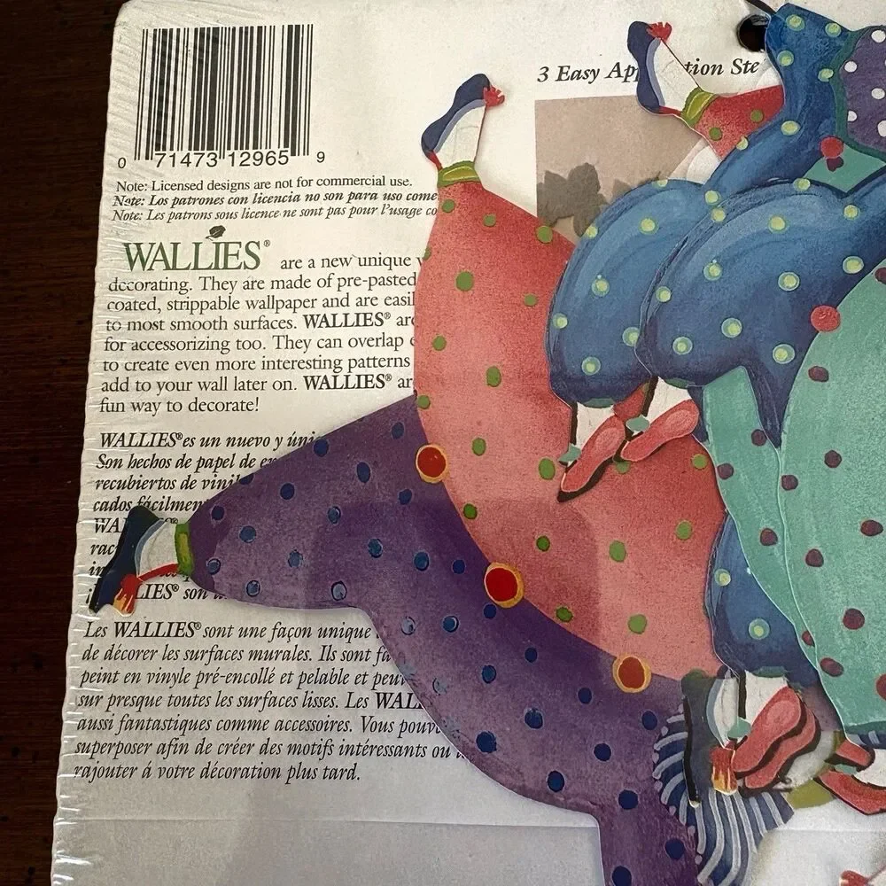 Wallies Wallpaper Cutouts Border Clowns Childrens Room Nursery Home Decor Kids